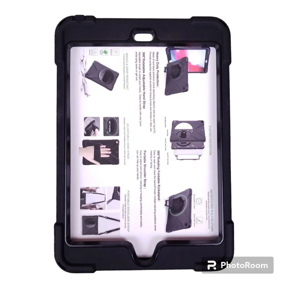 Pirate Series Tablet Case w/ Strap for iPad Mini 7.9 Heavy Duty Rugged NEW Black